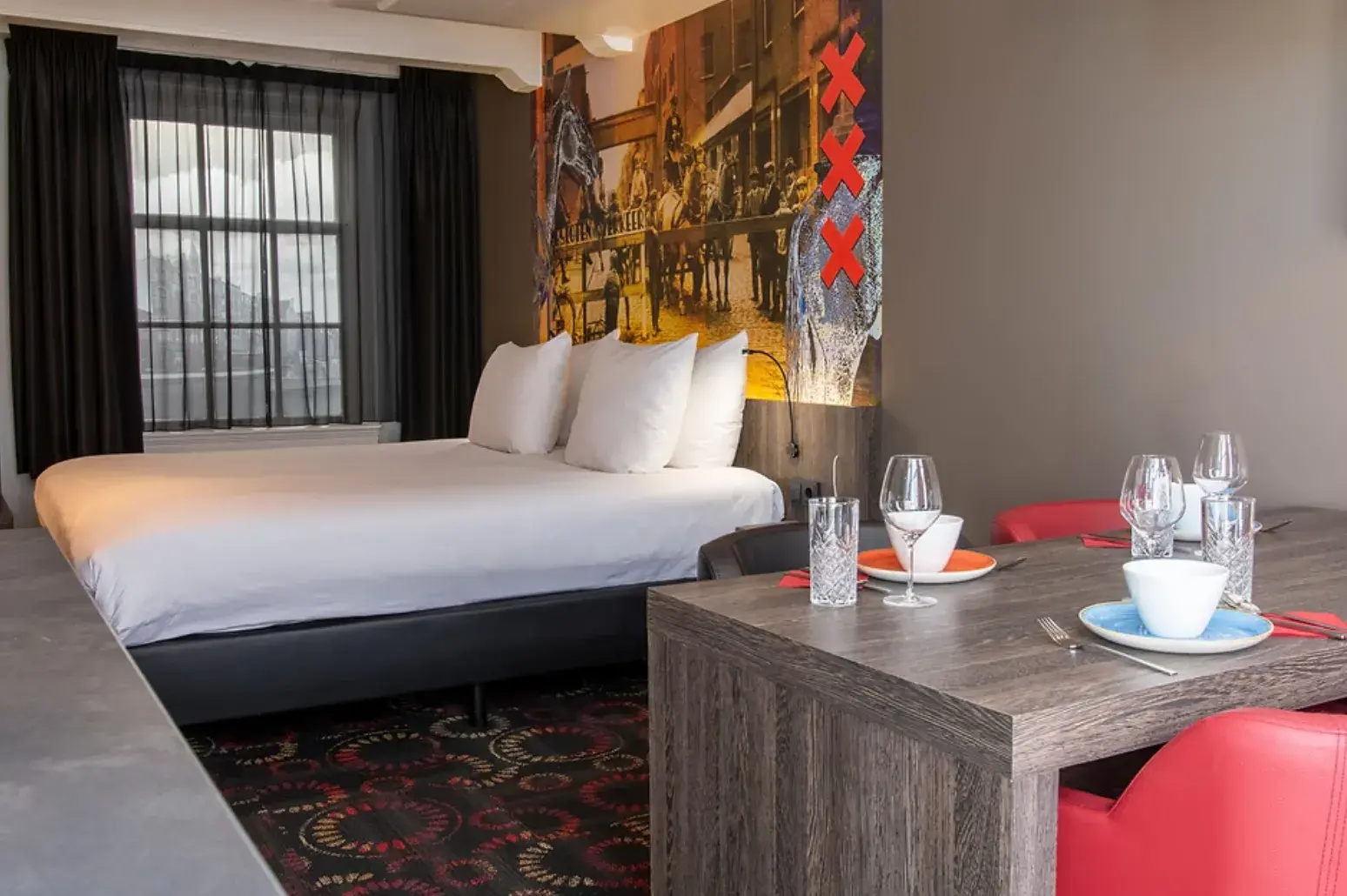 Two-level Studio with double bed